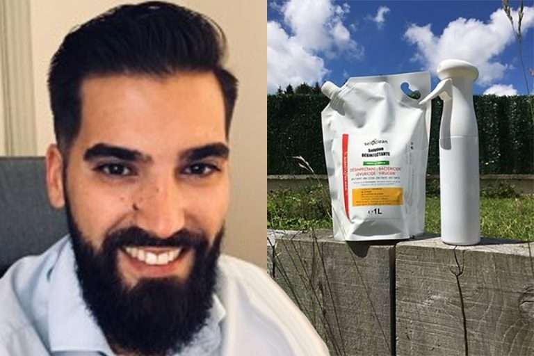Une solution nettoyante à base d'eau de mer