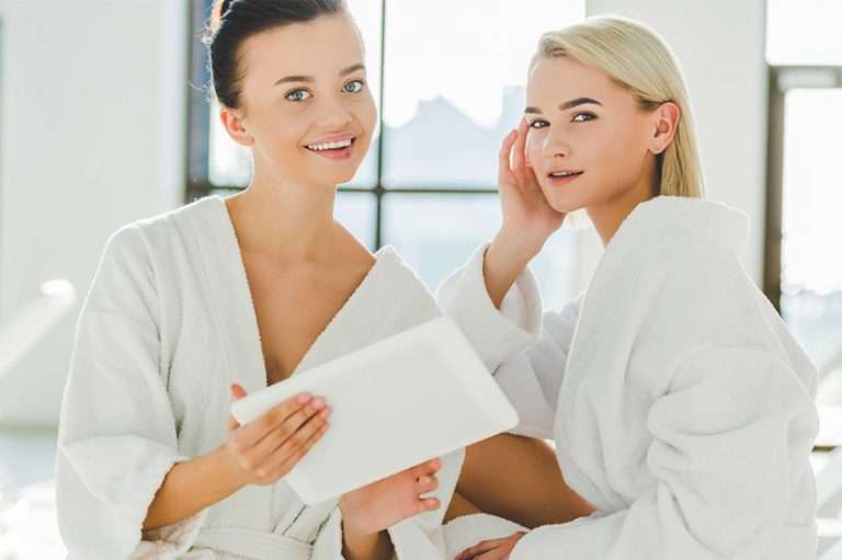 Clientes au spa